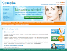 Tablet Screenshot of cosmeticatravel.com